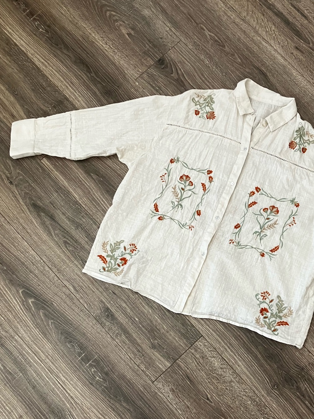 Embroidered Western Blouse